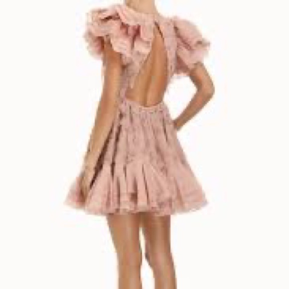 Zimmermann Dancer Frilled Mini Dress size 2 AU size 6-8 US - Picture 3 of 8